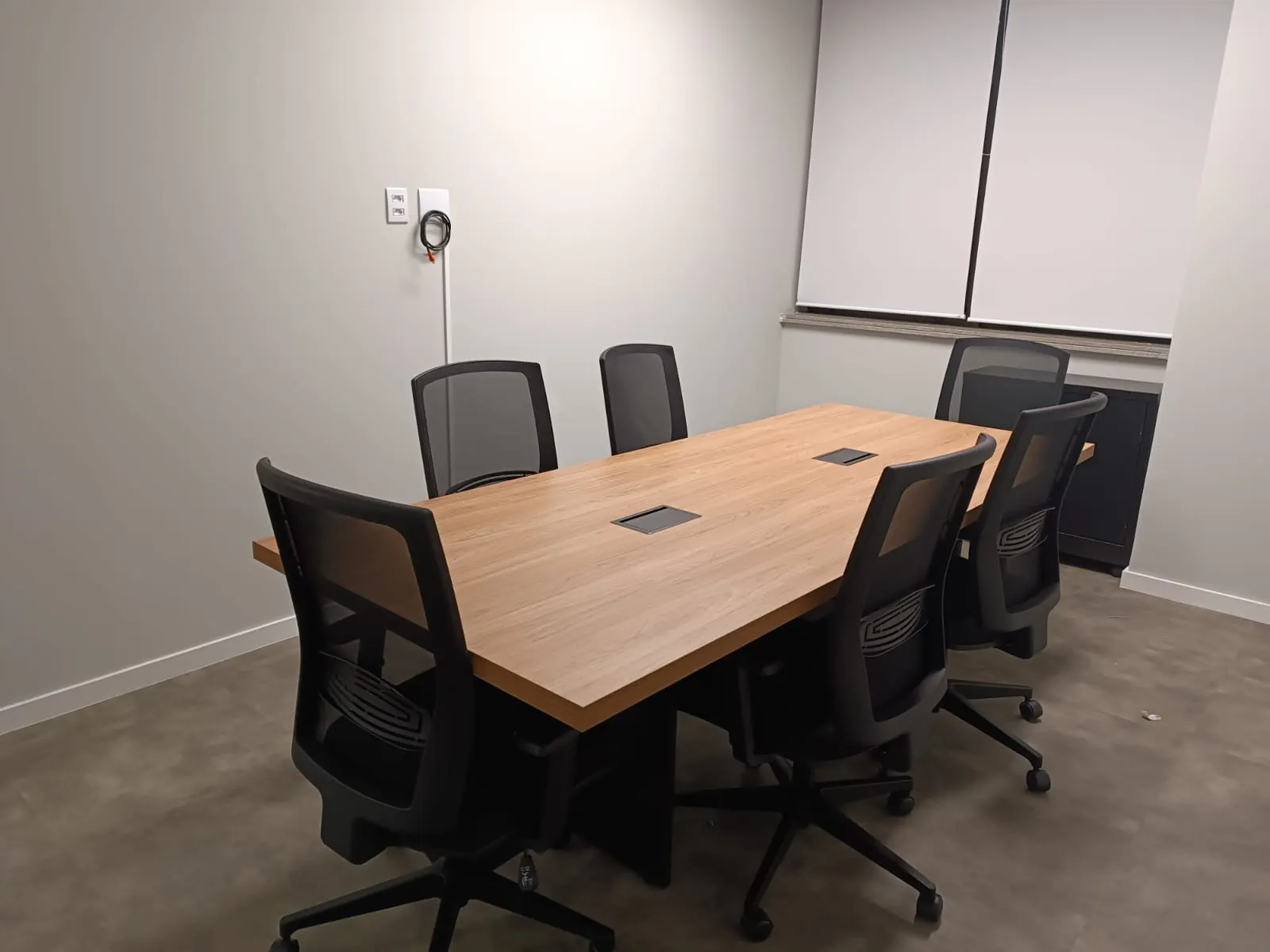 Sala corporativa — obra em Brooklin, São Paulo